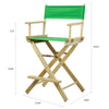 24'' Director's Chair Natural Frame-Green Canvas - Casual Home