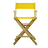 24'' Director's Chair Natural Frame-Gold Canvas - Casual Home