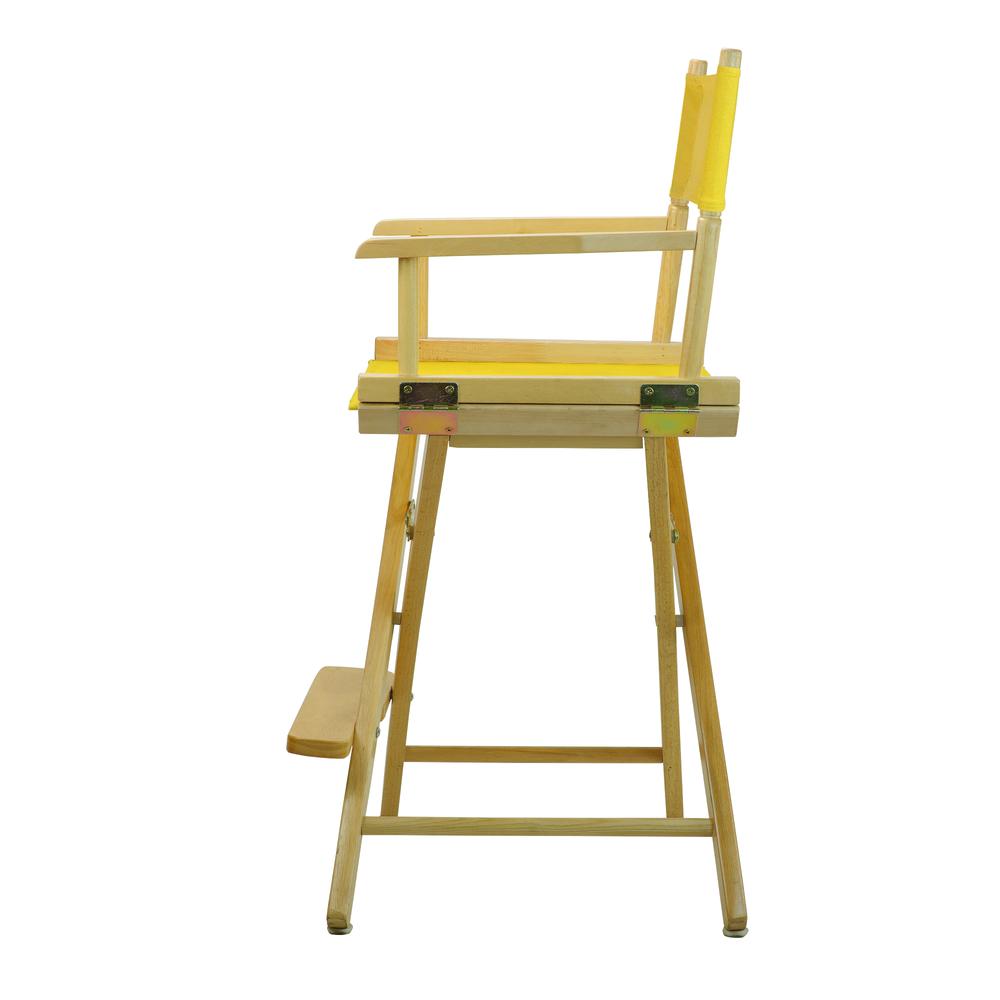 24'' Director's Chair Natural Frame-Gold Canvas - Casual Home