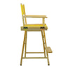 24'' Director's Chair Natural Frame-Gold Canvas - Casual Home