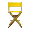 24'' Director's Chair Natural Frame-Gold Canvas - Casual Home