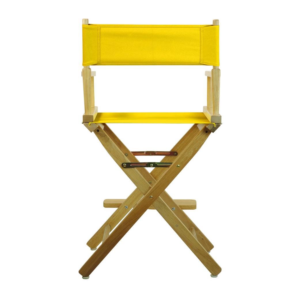 24'' Director's Chair Natural Frame-Gold Canvas - Casual Home