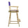 24'' Director's Chair Natural Frame-Purple Canvas - Casual Home