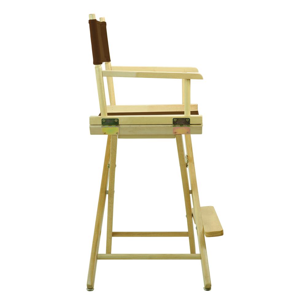 24'' Director's Chair Natural Frame-Brown Canvas - Casual Home