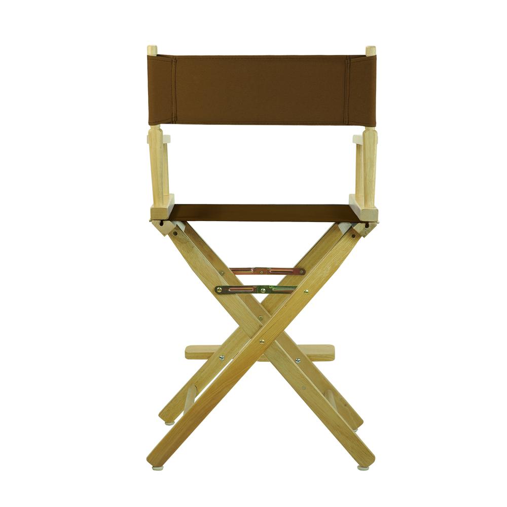 24'' Director's Chair Natural Frame-Brown Canvas - Casual Home