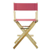 24'' Director's Chair Natural Frame-Burgundy Canvas - Casual Home