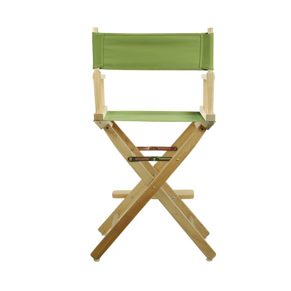 24'' Director's Chair Natural Frame-Lime Green Canvas - Casual Home