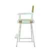 24'' Director's Chair White Frame-Olive Canvas - Casual Home