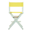 24'' Director's Chair White Frame-Yellow Canvas - Casual Home