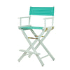 24'' Director's Chair White Frame-Teal Canvas - Casual Home