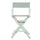 24'' Director's Chair White Frame-Gray Canvas - Casual Home