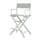 24'' Director's Chair White Frame-Gray Canvas - Casual Home