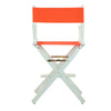 24'' Director's Chair White Frame-Orange Canvas - Casual Home