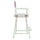 24'' Director's Chair White Frame-Pink Canvas - Casual Home