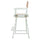 24'' Director's Chair White Frame-Tan Canvas - Casual Home