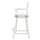 24'' Director's Chair White Frame-White Canvas - Casual Home