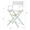 24'' Director's Chair White Frame-White Canvas - Casual Home