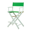 24'' Director's Chair White Frame-Green Canvas - Casual Home