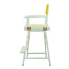 24'' Director's Chair White Frame-Gold Canvas - Casual Home