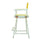 24'' Director's Chair White Frame-Gold Canvas - Casual Home