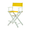 24'' Director's Chair White Frame-Gold Canvas - Casual Home