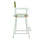 24'' Director's Chair White Frame-Lime Green Canvas - Casual Home