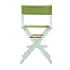 24'' Director's Chair White Frame-Lime Green Canvas - Casual Home