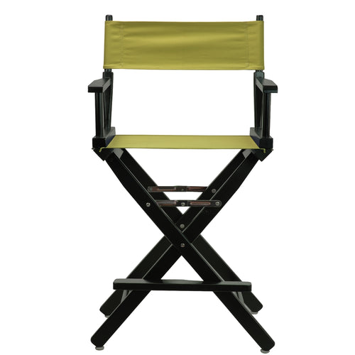 24'' Director's Chair Black Frame-Olive Canvas - Casual Home