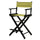 24'' Director's Chair Black Frame-Olive Canvas - Casual Home