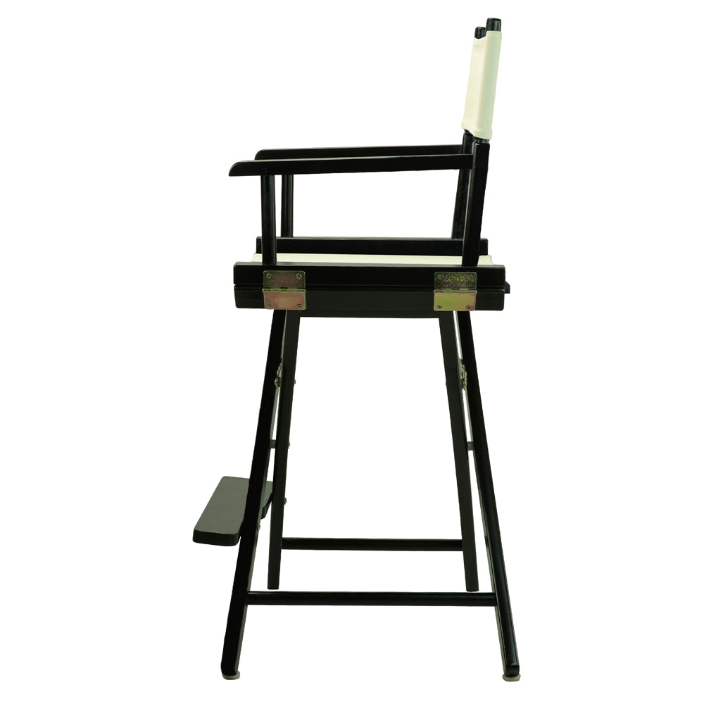 24'' Director's Chair Black Frame-Natural/Wheat Canvas - Casual Home