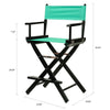 24'' Director's Chair Black Frame-Teal Canvas - Casual Home