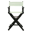 24'' Director's Chair Black Frame-Gray Canvas - Casual Home