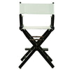 24'' Director's Chair Black Frame-Gray Canvas - Casual Home