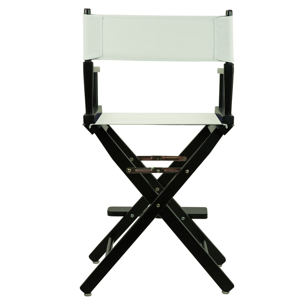 24'' Director's Chair Black Frame-Gray Canvas - Casual Home