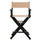 24'' Director's Chair Black Frame-Tan Canvas - Casual Home