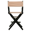 24'' Director's Chair Black Frame-Tan Canvas - Casual Home