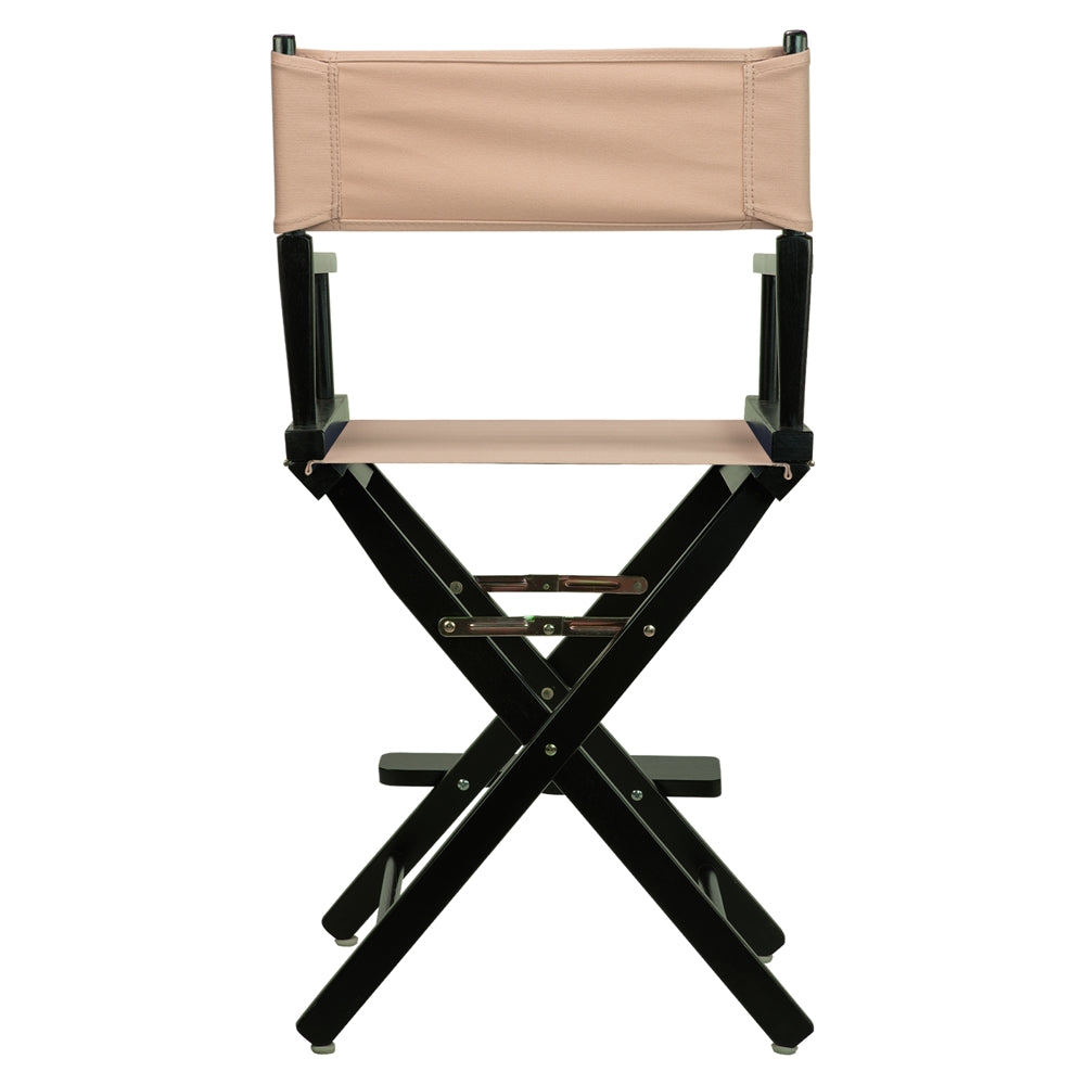 24'' Director's Chair Black Frame-Tan Canvas - Casual Home