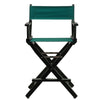 24'' Director's Chair Black Frame-Hunter Green Canvas - Casual Home