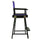 24'' Director's Chair Black Frame-Purple Canvas - Casual Home