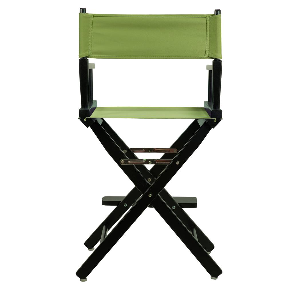 24'' Director's Chair Black Frame-Lime Green Canvas - Casual Home