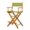 24'' Director's Chair Honey Oak Frame-Olive Canvas - Casual Home