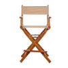 24'' Director's Chair Honey Oak Frame-Tan Canvas - Casual Home