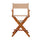 24'' Director's Chair Honey Oak Frame-Tan Canvas - Casual Home
