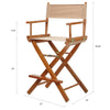 24'' Director's Chair Honey Oak Frame-Tan Canvas - Casual Home