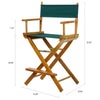 24'' Director's Chair Honey Oak Frame-Hunter Green Canvas - Casual Home
