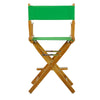 24'' Director's Chair Honey Oak Frame-Green Canvas - Casual Home