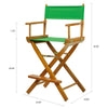 24'' Director's Chair Honey Oak Frame-Green Canvas - Casual Home