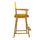 24'' Director's Chair Honey Oak Frame-Gold Canvas - Casual Home