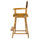 24'' Director's Chair Honey Oak Frame-Brown Canvas - Casual Home