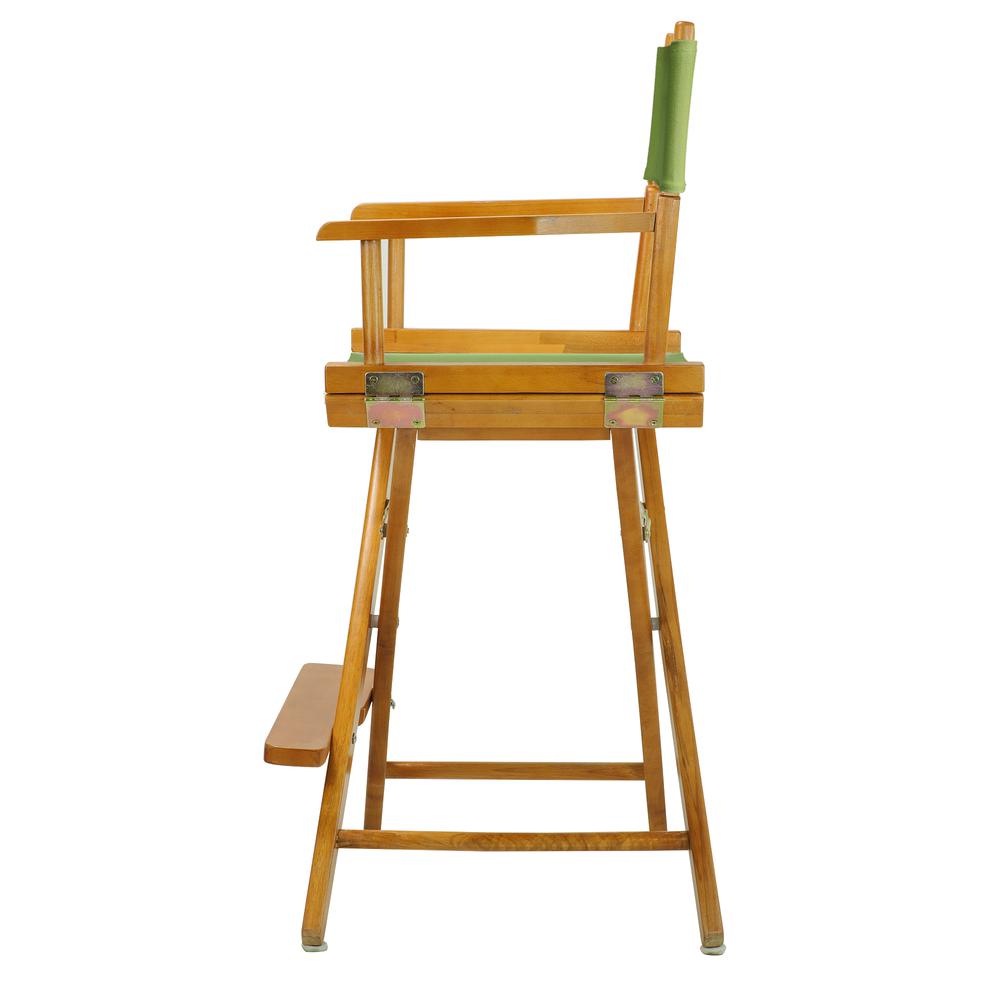 24'' Director's Chair Honey Oak Frame-Lime Green Canvas - Casual Home